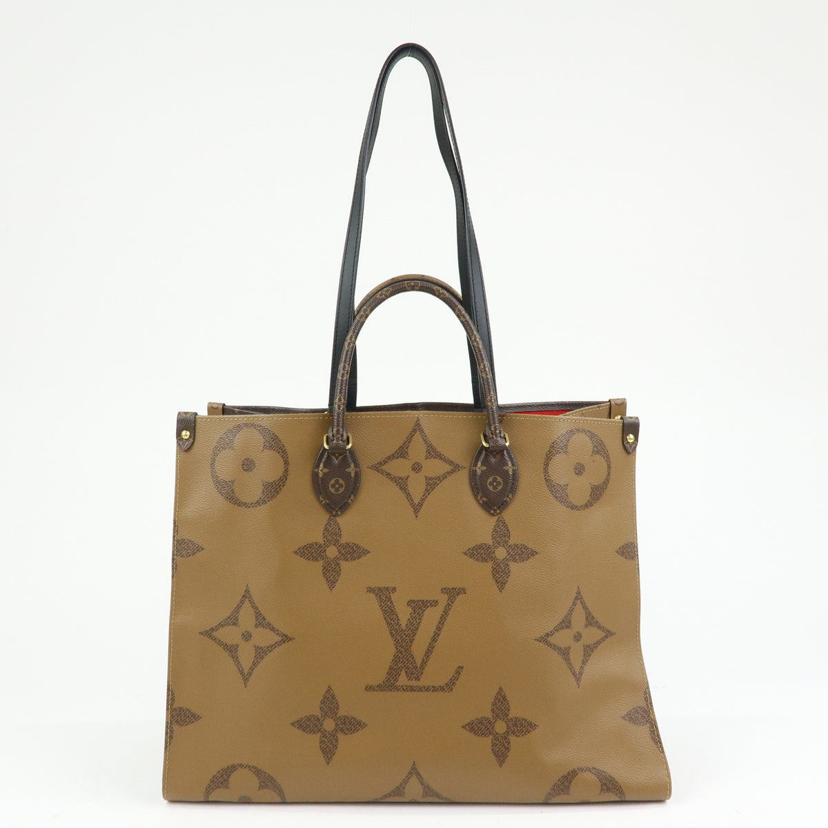Louis Vuitton Onthego Reverse Monogram Giant Brown Canvas Tote Bag Bag (Pre-Owned)