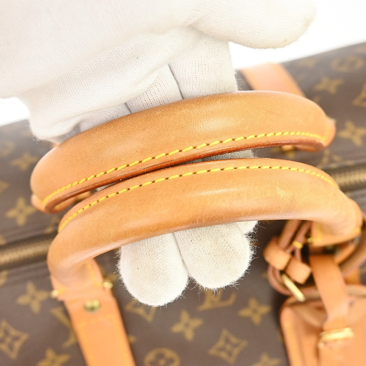 Louis Vuitton Keepall Monogram Canvas Brown Canvas Travel Bag Bag (Pre-Owned)