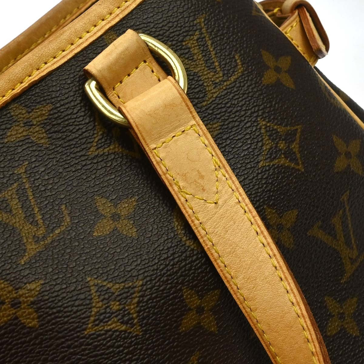 Louis Vuitton Batignolles Monogram Canvas Brown Canvas Shoulder Bag Bag (Pre-Owned)