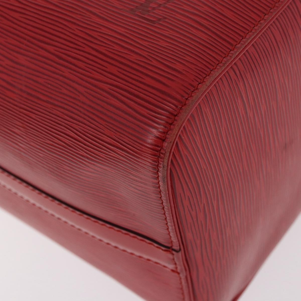 Louis Vuitton Speedy Epi Leather Red Leather Handbag (Pre-Owned)