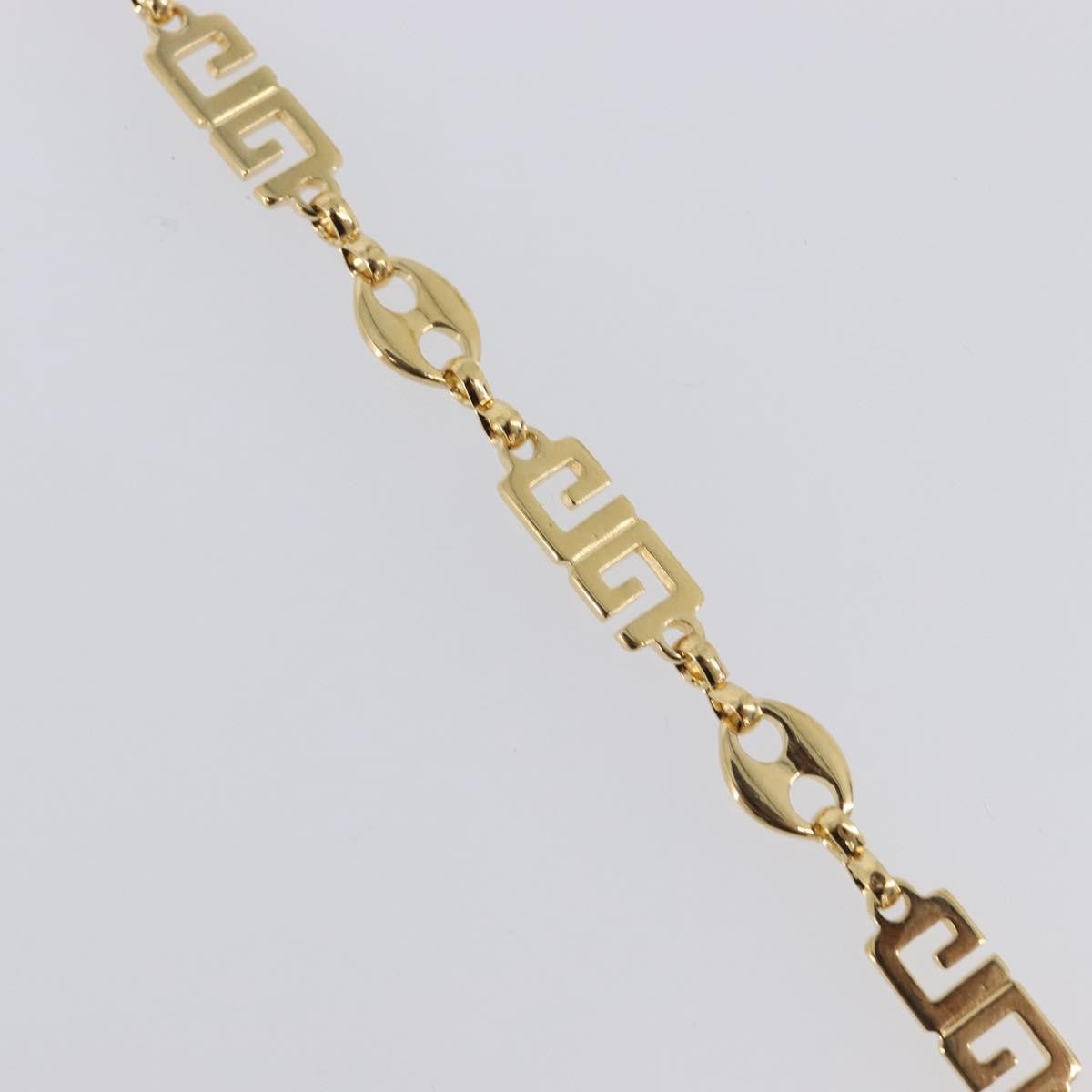 Givenchy Logo Metal Gold Metal Bracelet Jewelry (Pre-Owned)