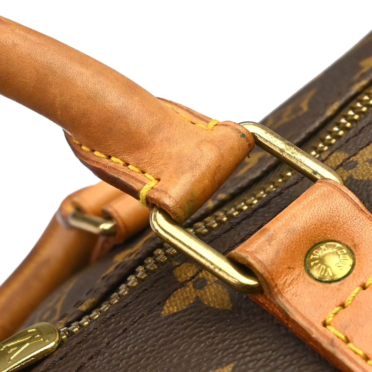 Louis Vuitton Keepall Monogram Canvas Brown Canvas Travel Bag Bag (Pre-Owned)