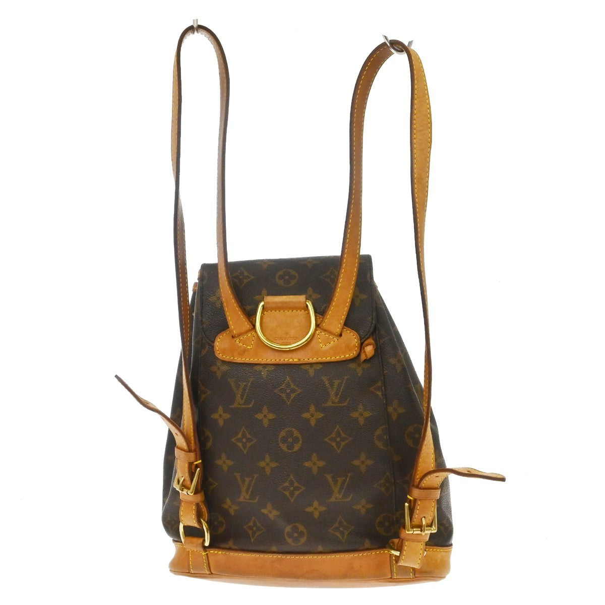 Louis Vuitton Vintage Montsouris Monogram Canvas Brown Canvas Backpack Bag (Pre-Owned)