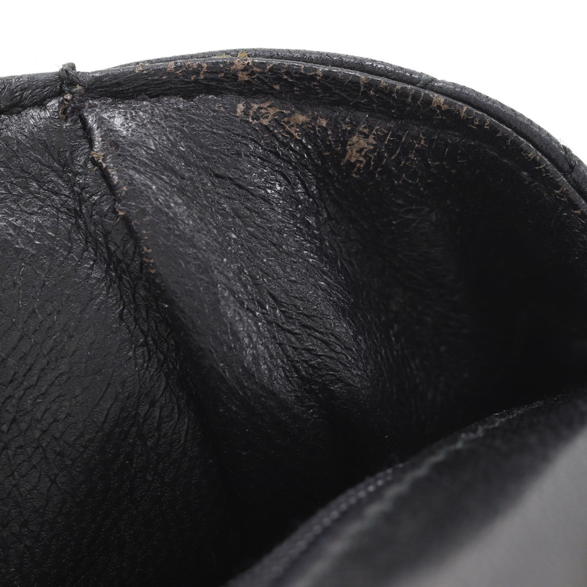 Chanel Flap Shoulder Leather Black Leather Shoulder Bag Bag (Pre-Owned)