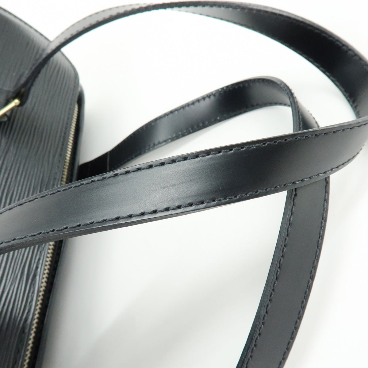 Louis Vuitton Soufflot Epi Leather Black Leather Tote Bag Bag (Pre-Owned)