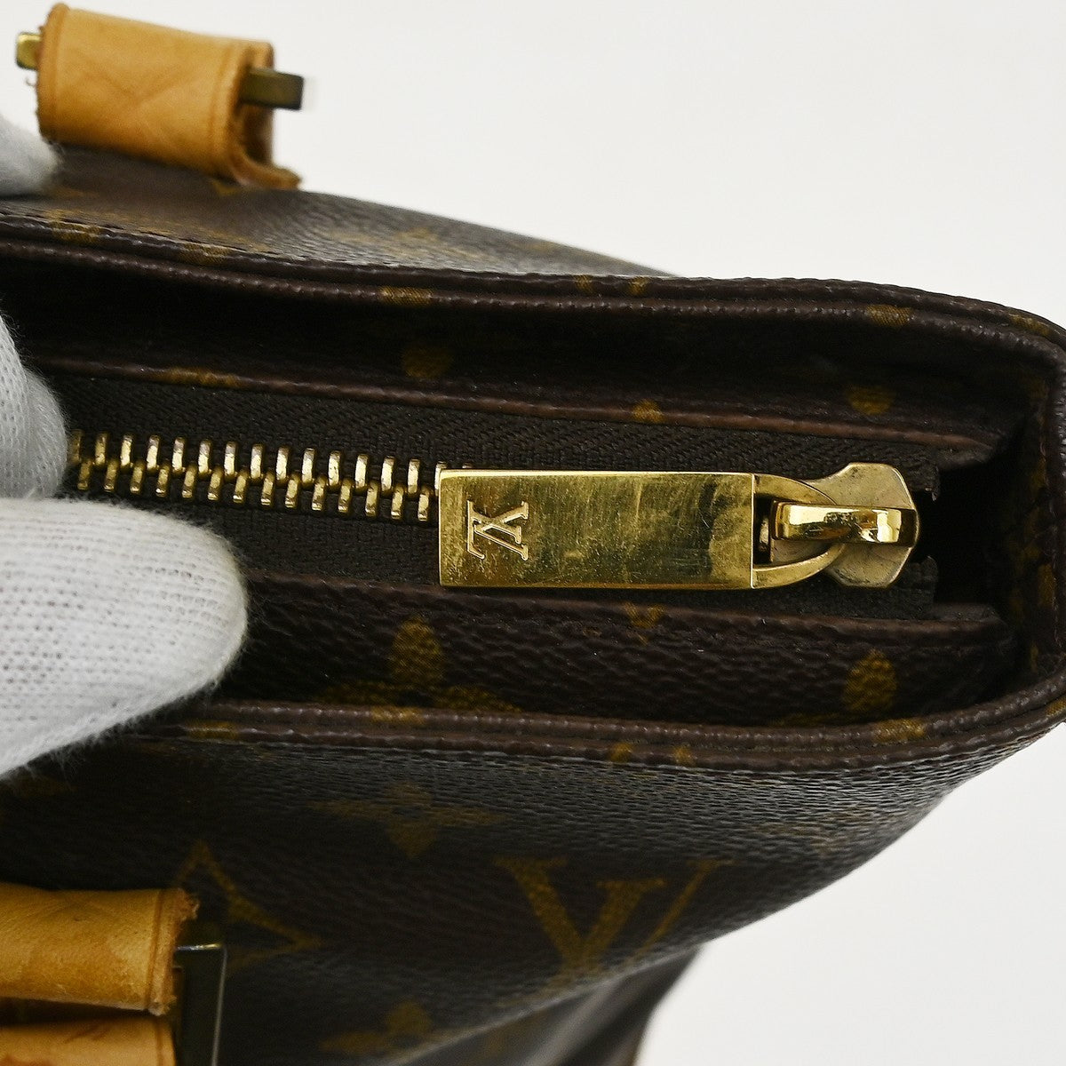 Louis Vuitton Cabas Piano Monogram Canvas Brown Canvas Tote Bag Bag (Pre-Owned)