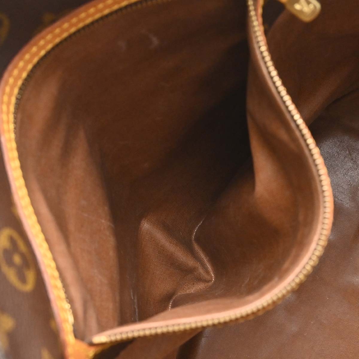 Louis Vuitton Shopping Sac Monogram Canvas Brown Canvas Handbag (Pre-Owned)