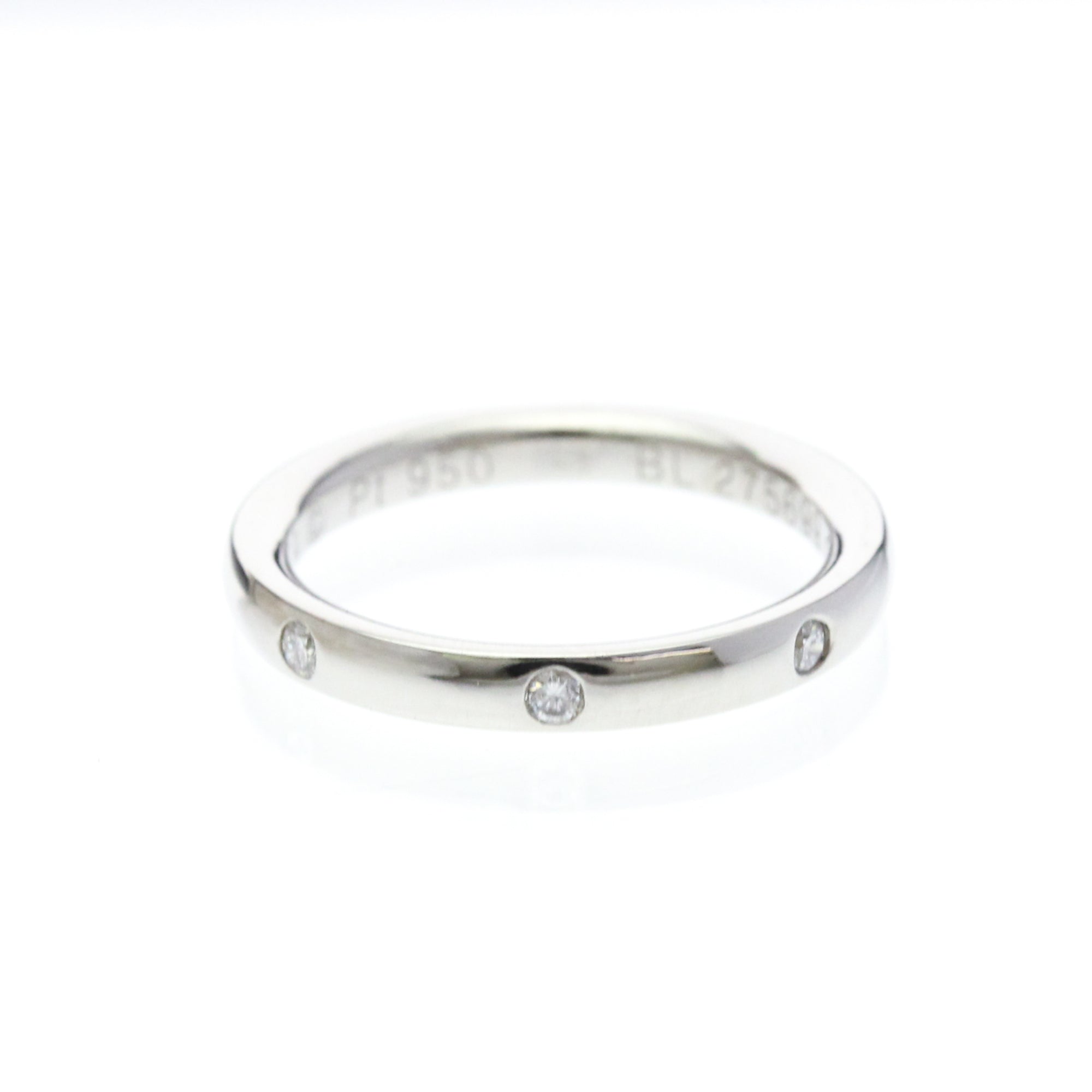Van Cleef & Arpels Tendrement Wedding Band Platinum Silver Platinum Ring Jewelry (Pre-Owned)