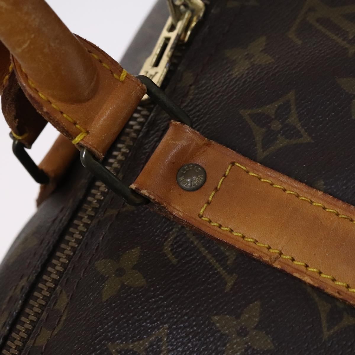 Louis Vuitton Keepall Monogram Canvas Brown Canvas Travel Bag Bag (Pre-Owned)