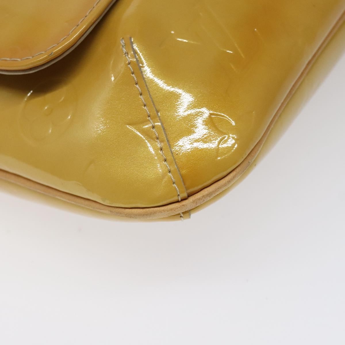 Louis Vuitton Thompson Street Monogram Vernis Beige Patent_Leather Shoulder Bag Bag (Pre-Owned)