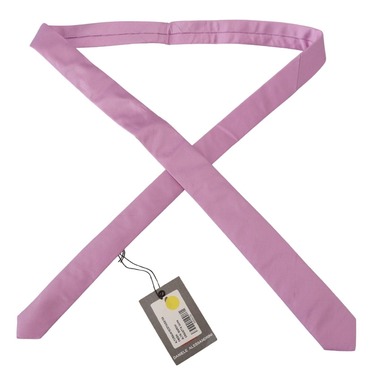 Daniele Alessandrini Elegant Silk Men's Tie in Men's Pink