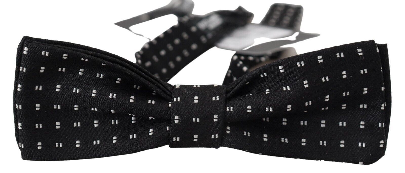 Dolce & Gabbana Elegant Black Silk Bow Men's Tie