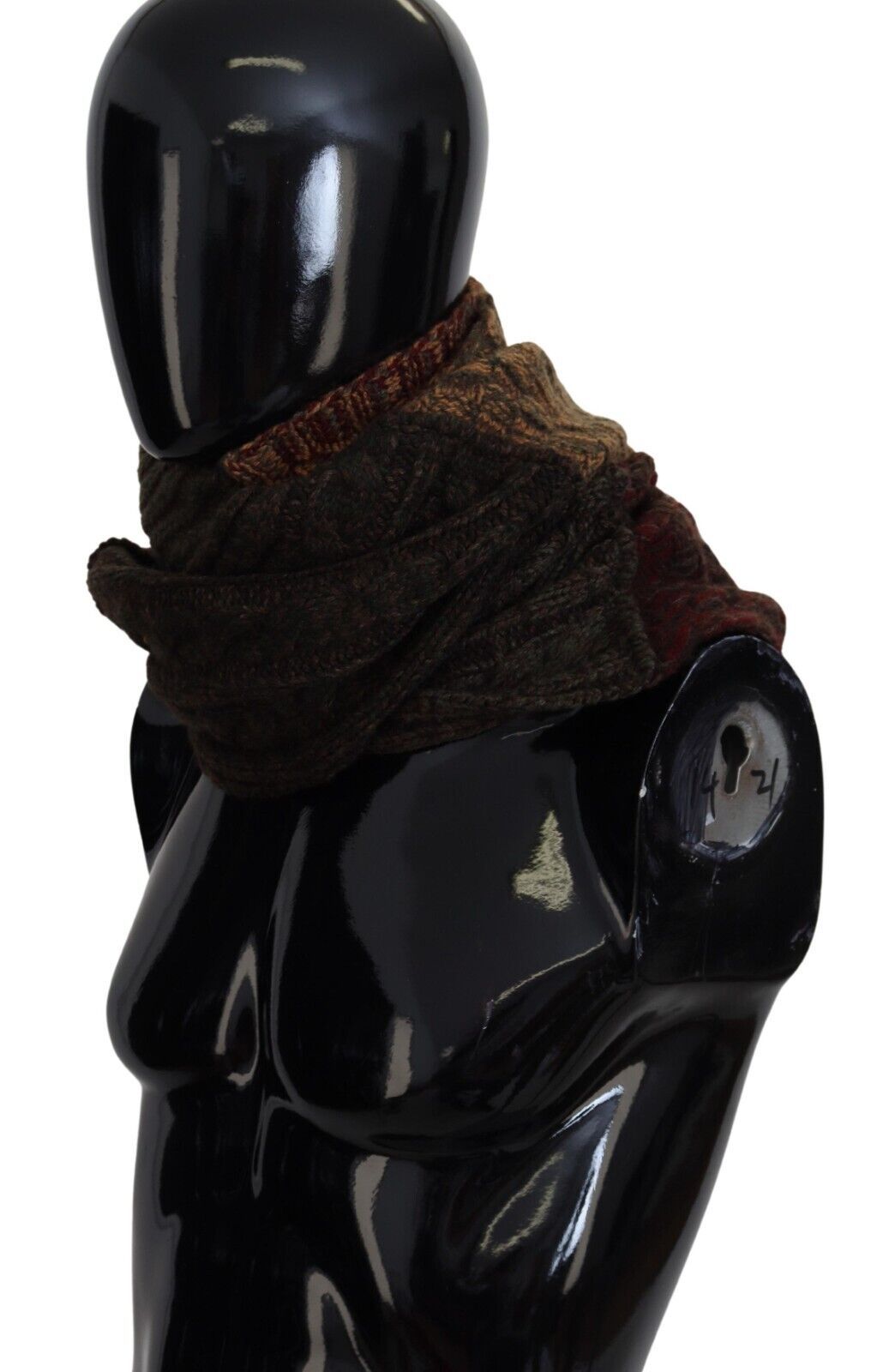 Dolce & Gabbana Multicolor Knitted Men Neck Wrap Shawl Men's Scarf