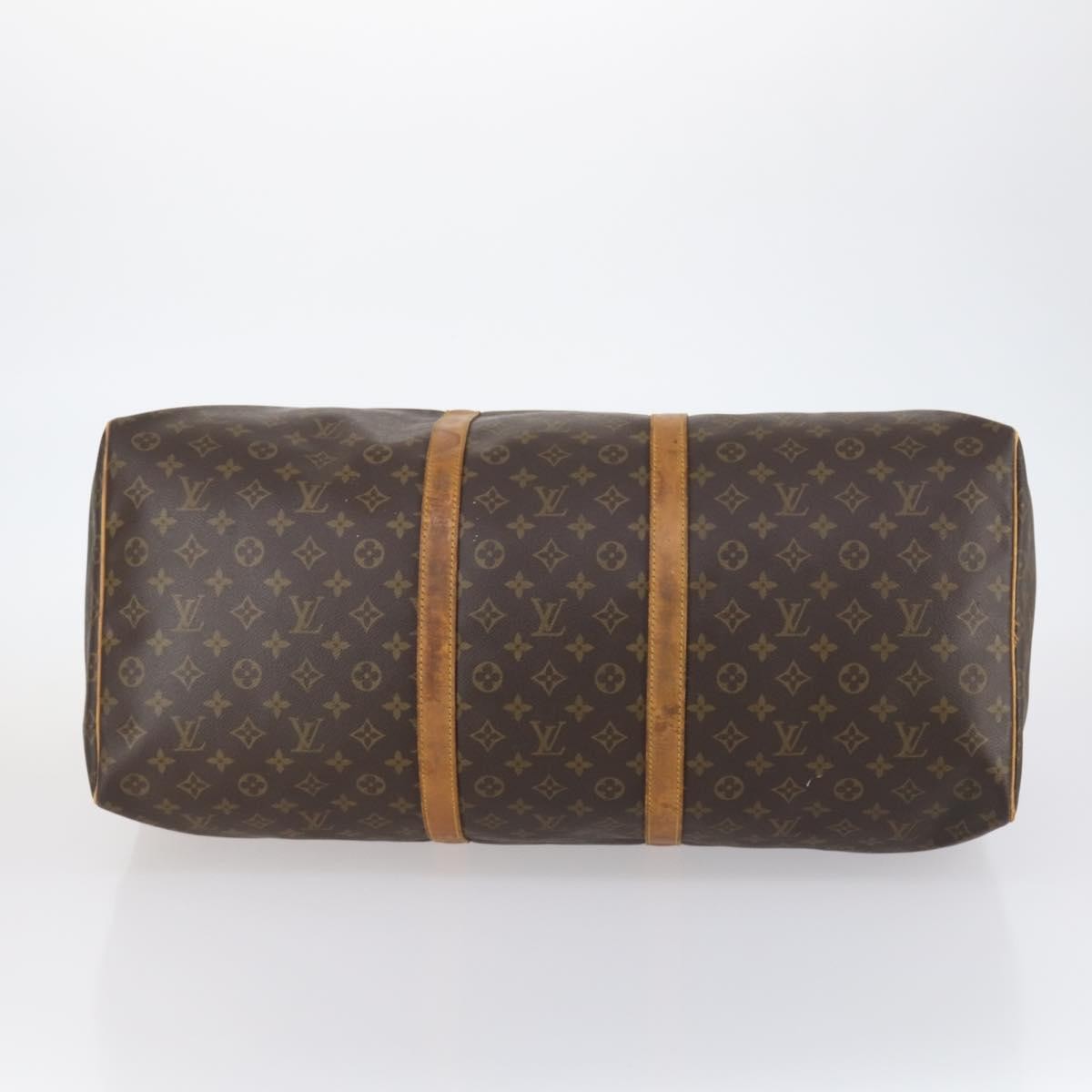 Louis Vuitton Keepall Monogram Canvas Brown Canvas Travel Bag Bag (Pre-Owned)