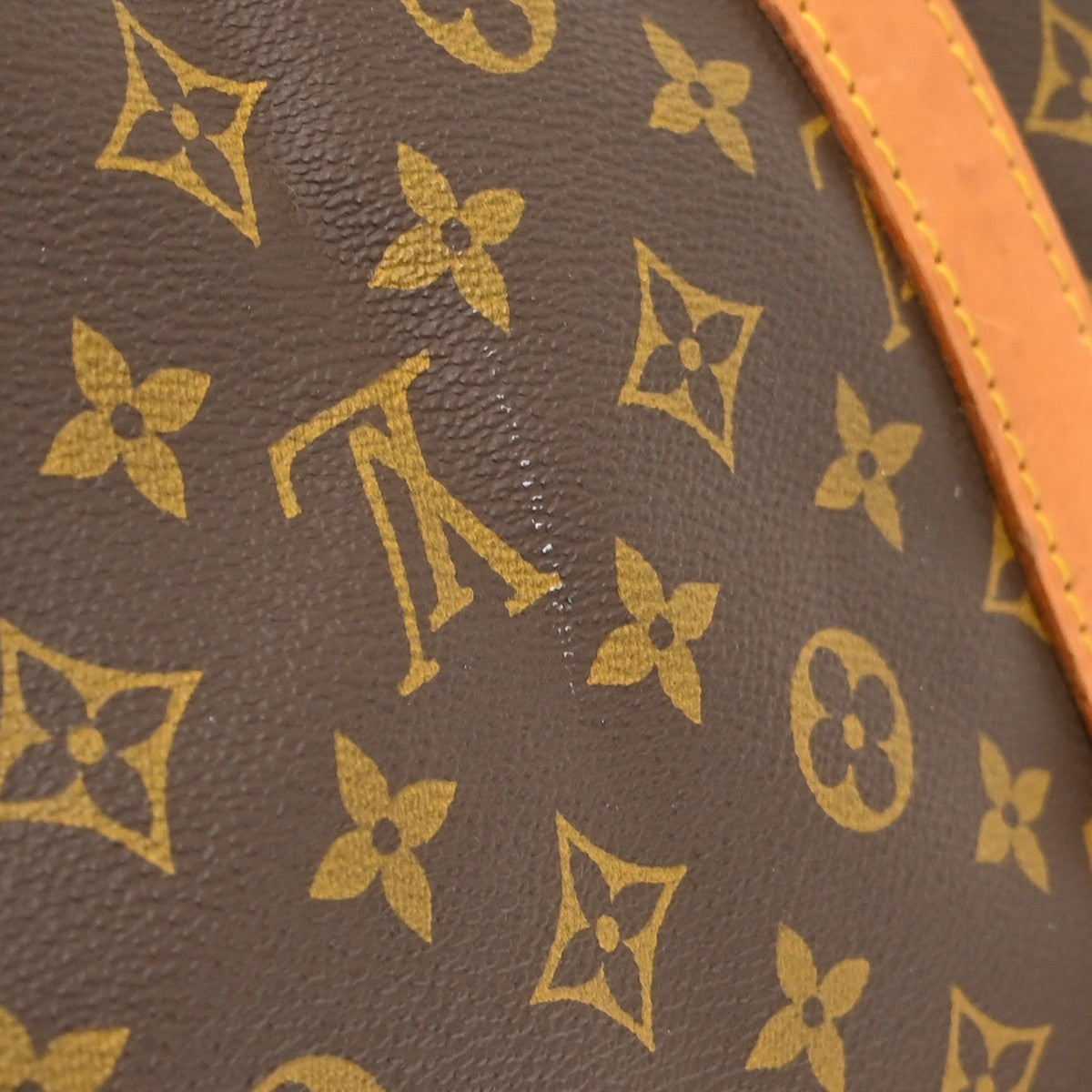 Louis Vuitton Keepall Canvas Brown Canvas Travel Bag Bag (Pre-Owned)