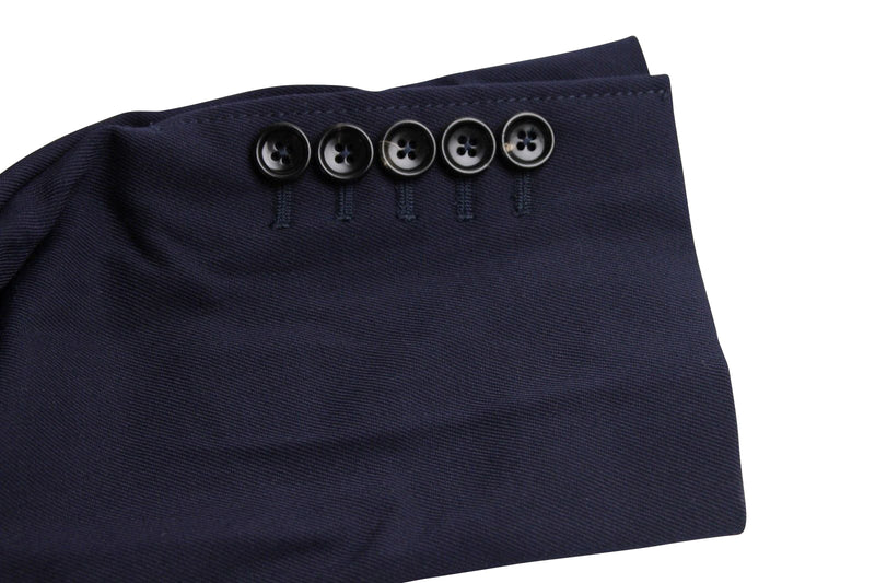 Gucci Men's Formal 2 Buttons Blue Poly / Wool / Elastane Jacket