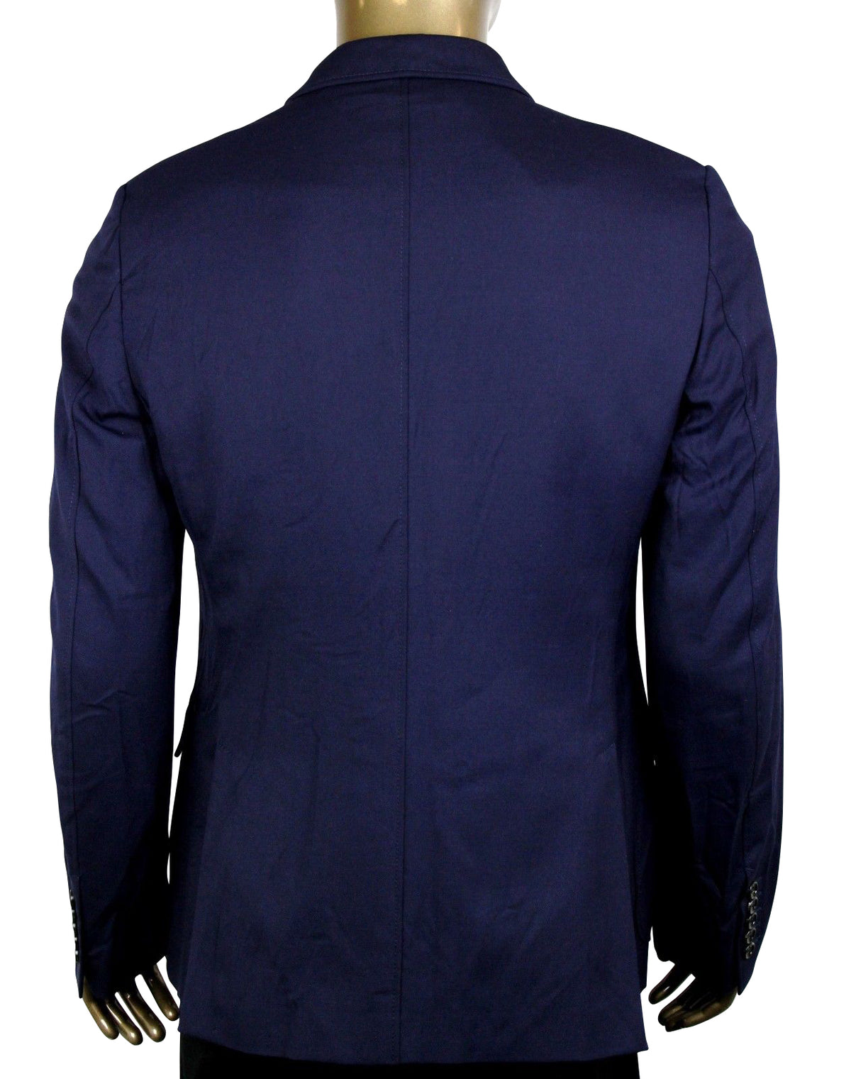 Gucci Men's Formal 2 Buttons Blue Poly / Wool / Elastane Jacket (G 48 R / US 38 R)
