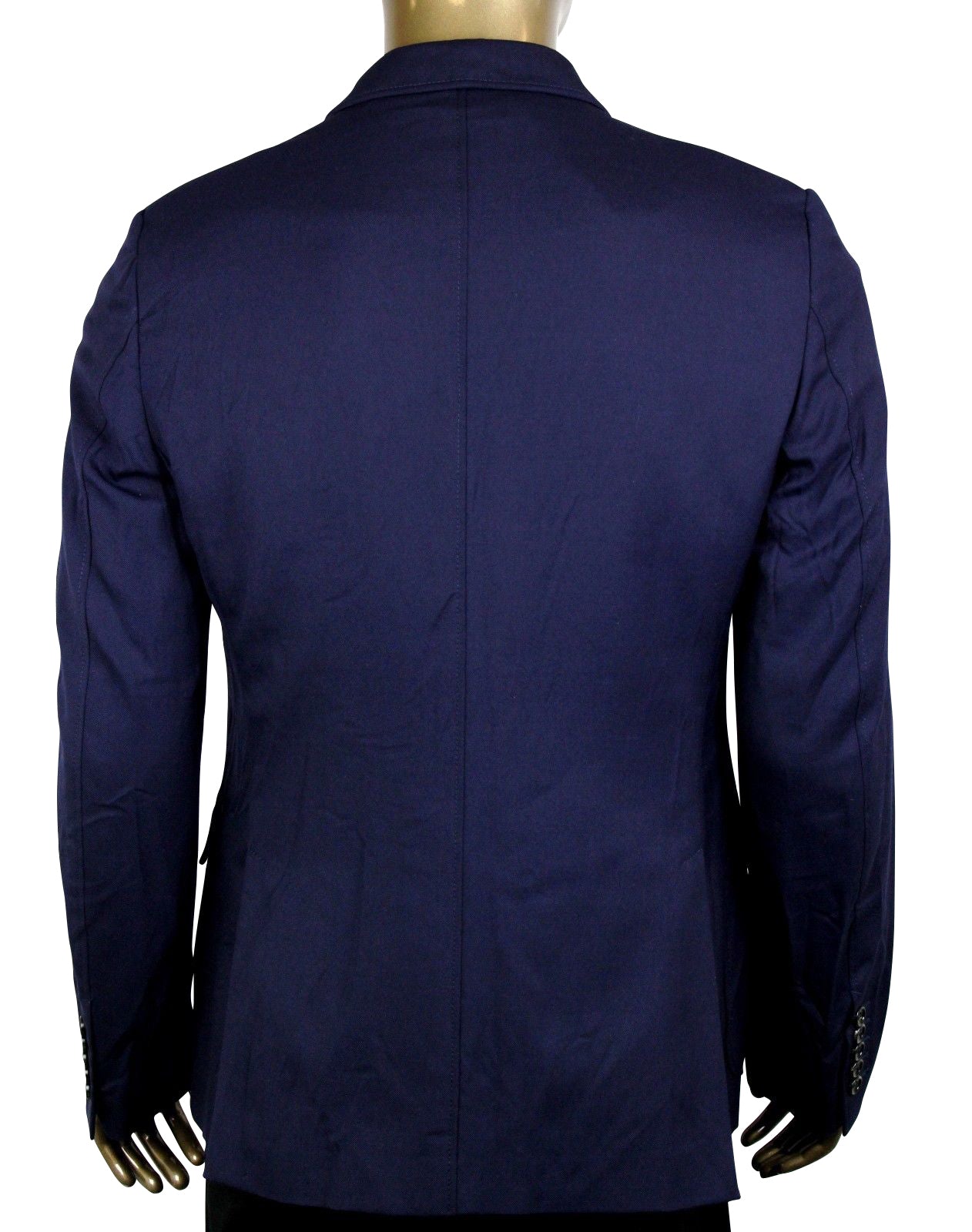 Gucci Men's Formal 2 Buttons Blue Poly / Wool / Elastane Jacket (G 48 R / US 38 R)