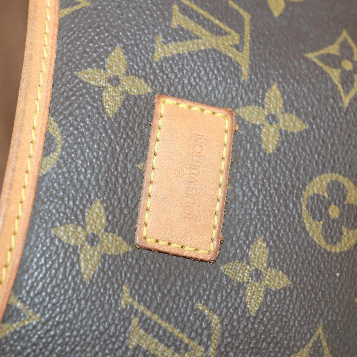 Louis Vuitton Saumur Monogram Canvas Brown Canvas Shoulder Bag Bag (Pre-Owned)