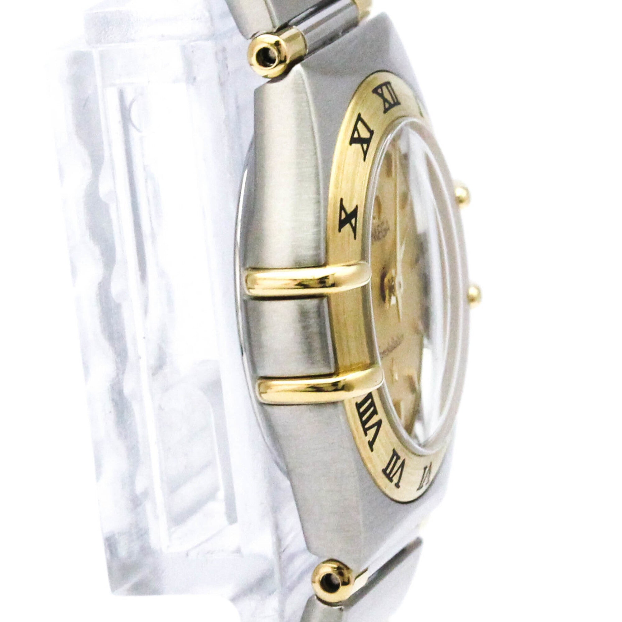 Omega Constellation Quartz Stainless Steel And Yellow Gold Watch (Pre-Owned)