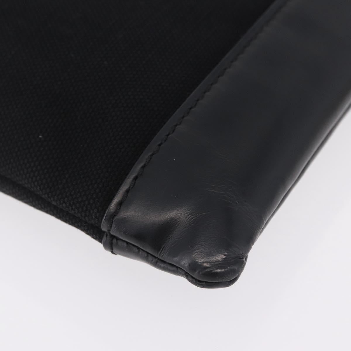 Balenciaga Navy Zip Canvas And Leather Black Canvas Clutche & Pouche Bag (Pre-Owned)