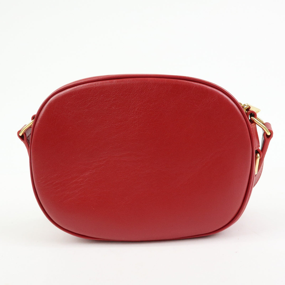 Celine C Charm Camera Quilted Leather Red Leather Handbag (Pre-Owned)