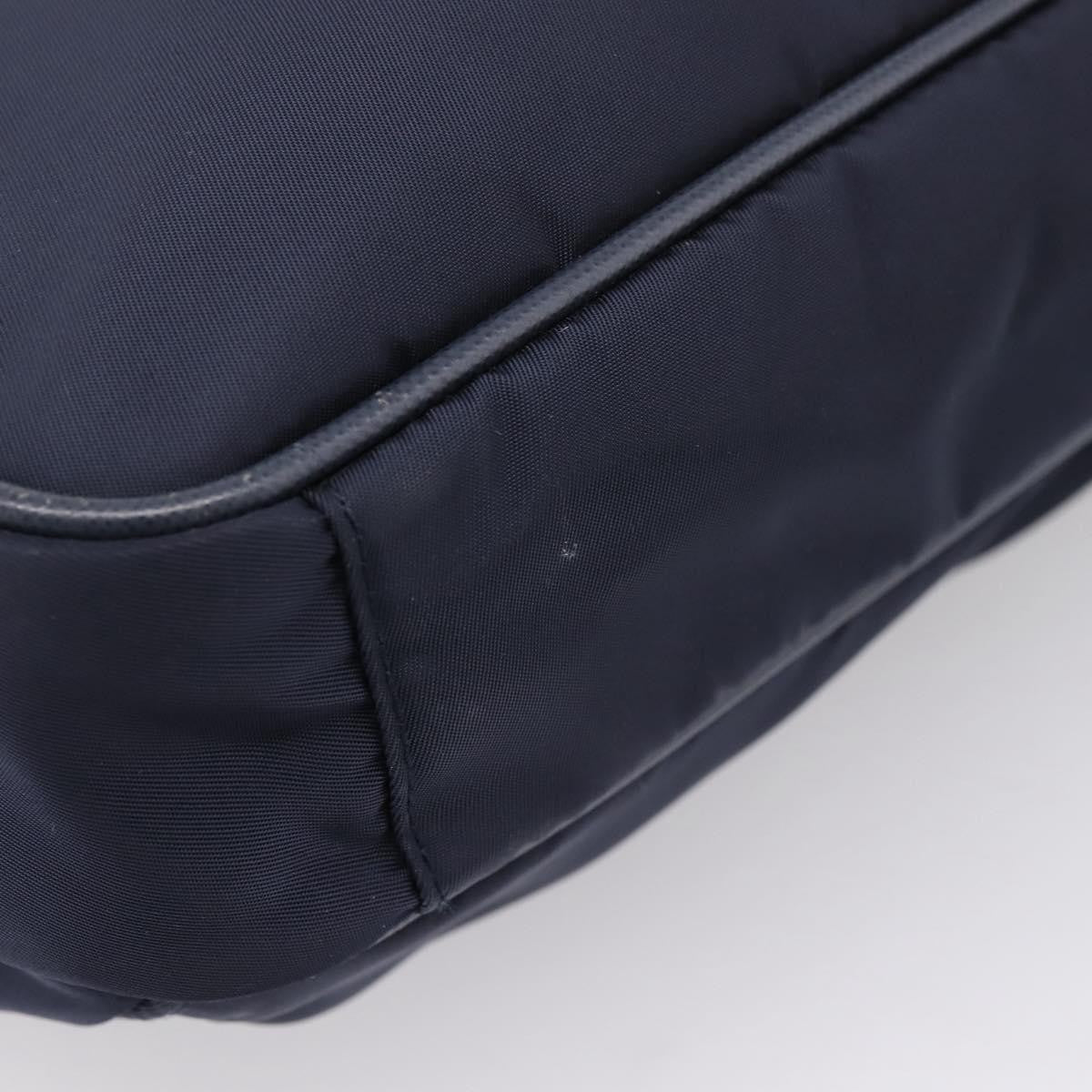 Prada Shoulder Tessuto Navy Nylon Shoulder Bag Bag (Pre-Owned)