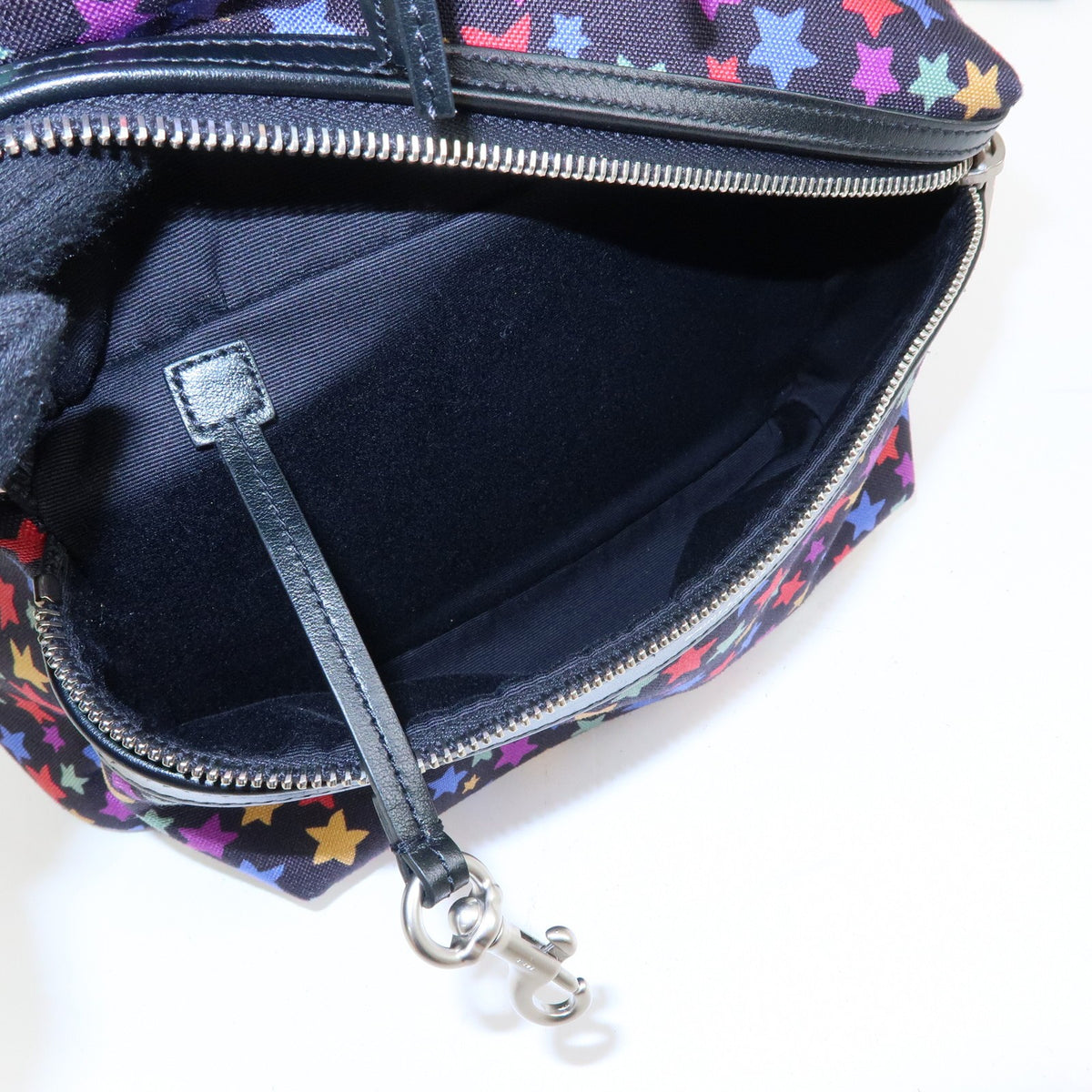 Saint Laurent City Printed Corduroy Multicolour Canvas Backpack Bag (Pre-Owned)