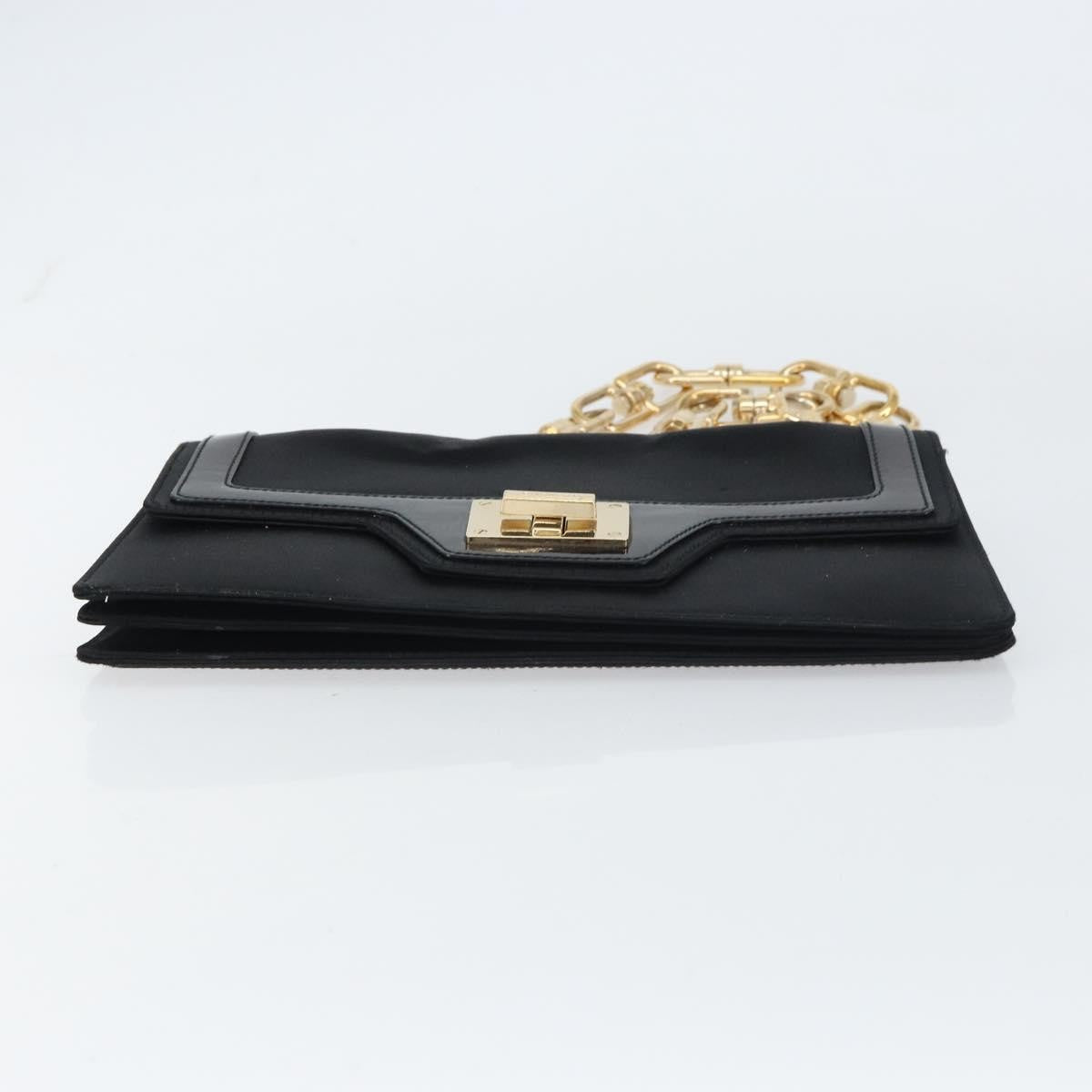 Givenchy Shoulder Satin Black Satin Shoulder Bag Bag (Pre-Owned)