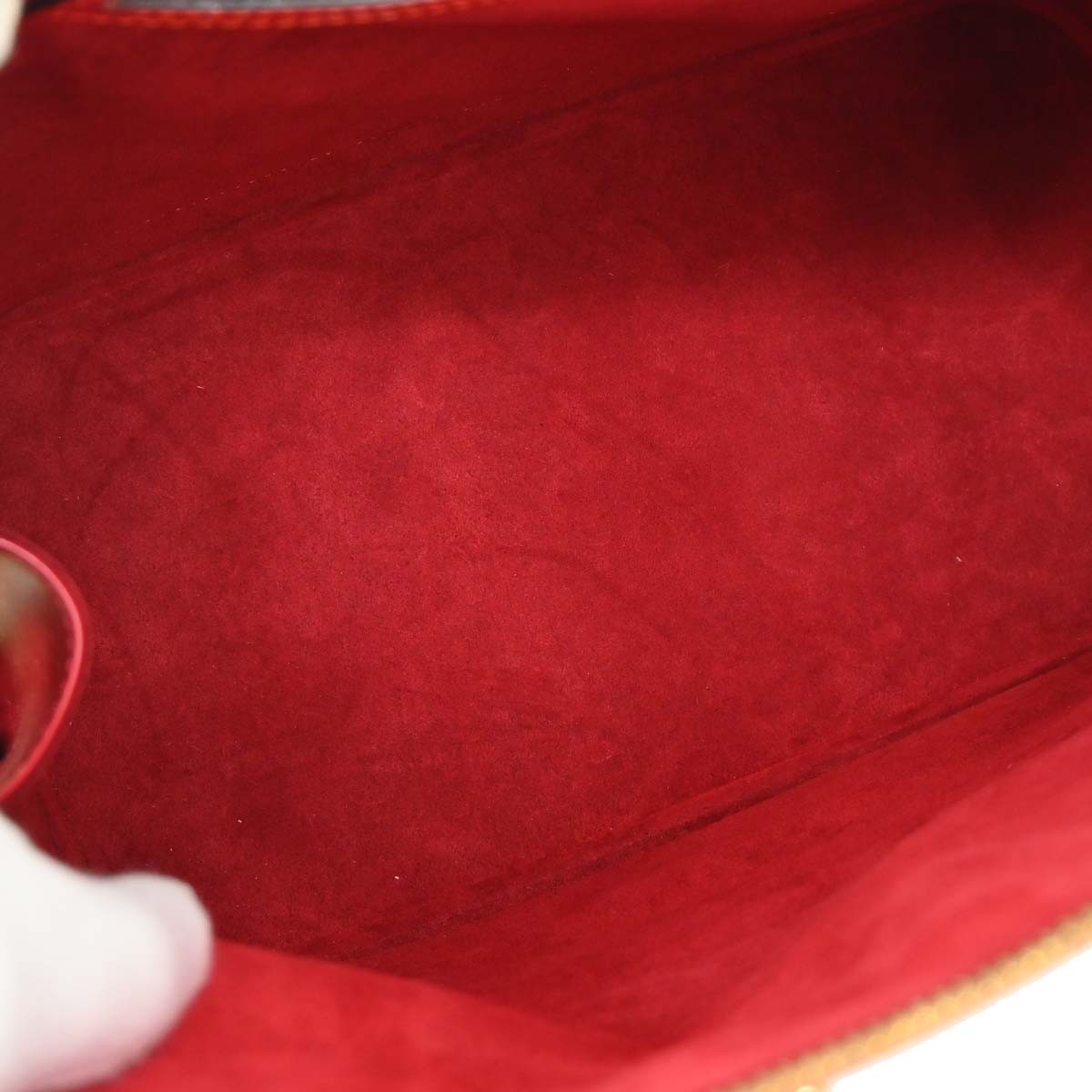 Louis Vuitton Alma Epi Leather Red Leather Handbag (Pre-Owned)