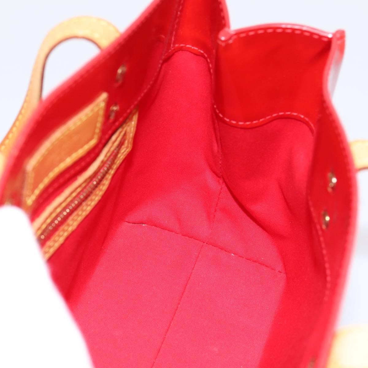 Louis Vuitton Reade Monogram Vernis Red Patent_Leather Handbag (Pre-Owned)