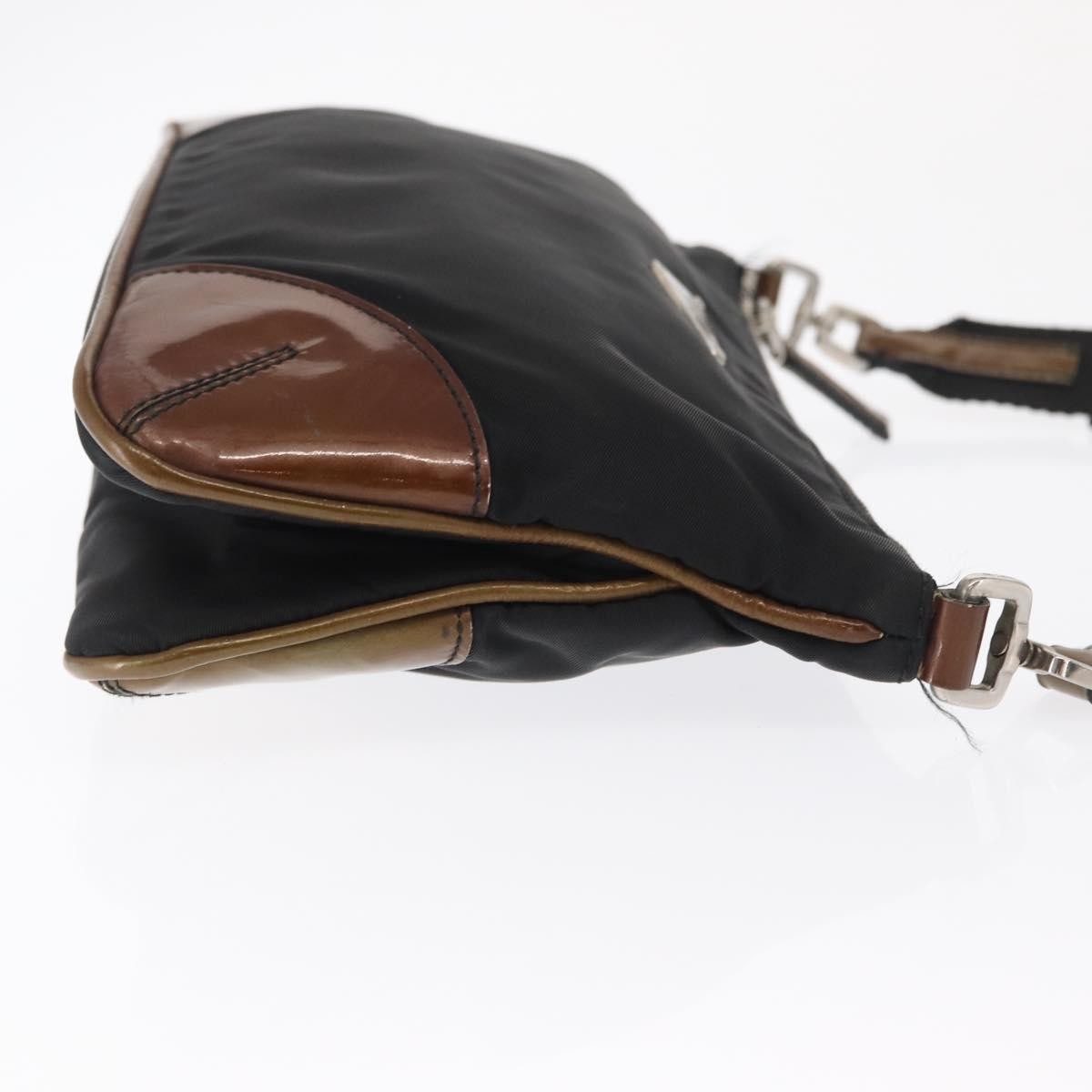 Prada Vintage Tessuto Black Nylon Shoulder Bag Bag (Pre-Owned)