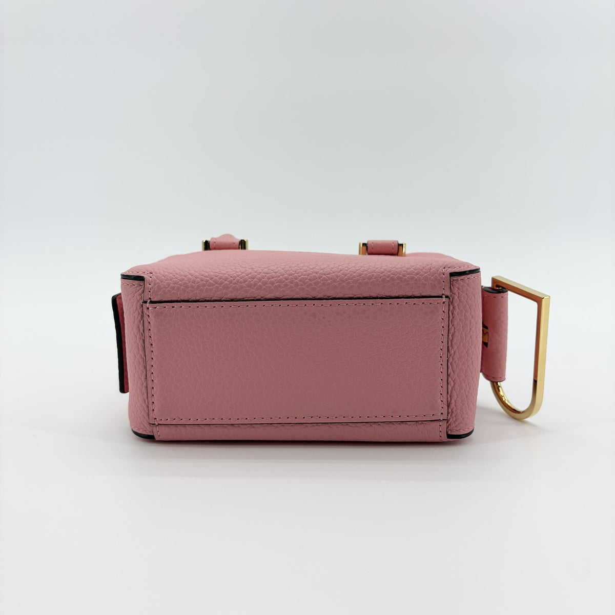 Delvaux Cool Box Leather Pink Leather Handbag (Pre-Owned)