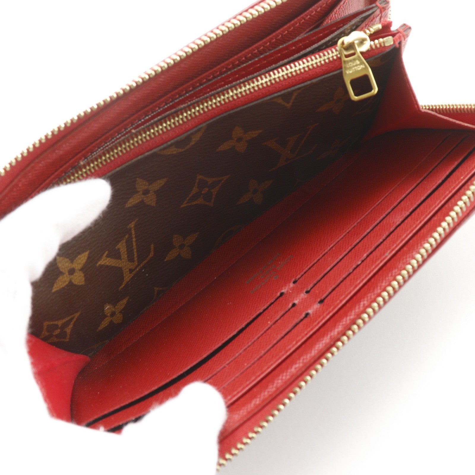 Louis Vuitton Retiro Zippy Monogram Canvas Brown Canvas Wallets Accessory (Pre-Owned)