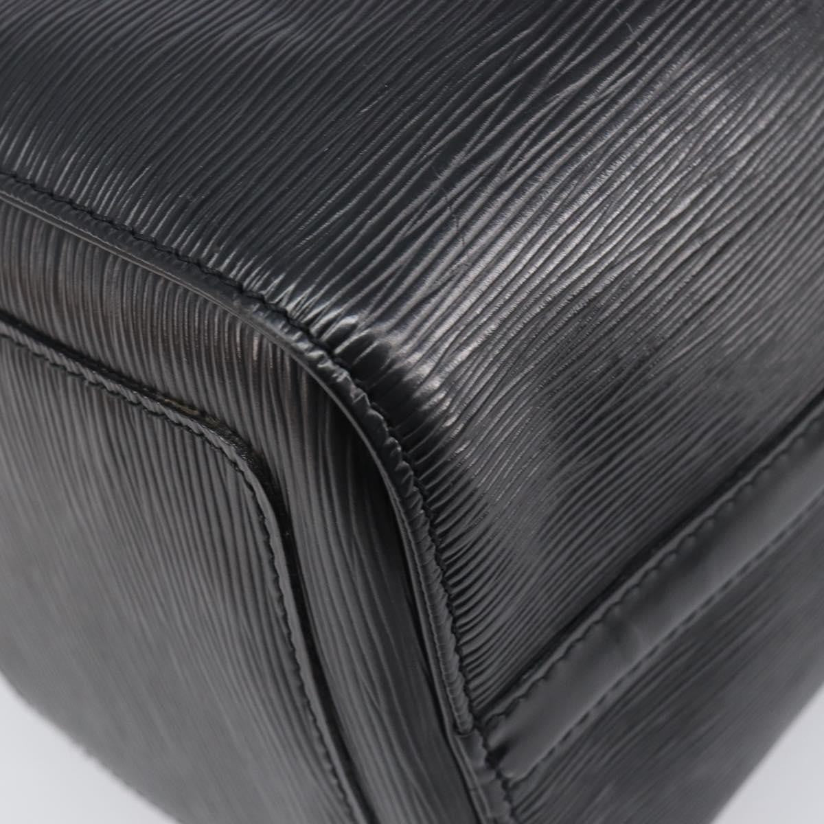 Louis Vuitton Speedy Epi Leather Black Leather Handbag (Pre-Owned)