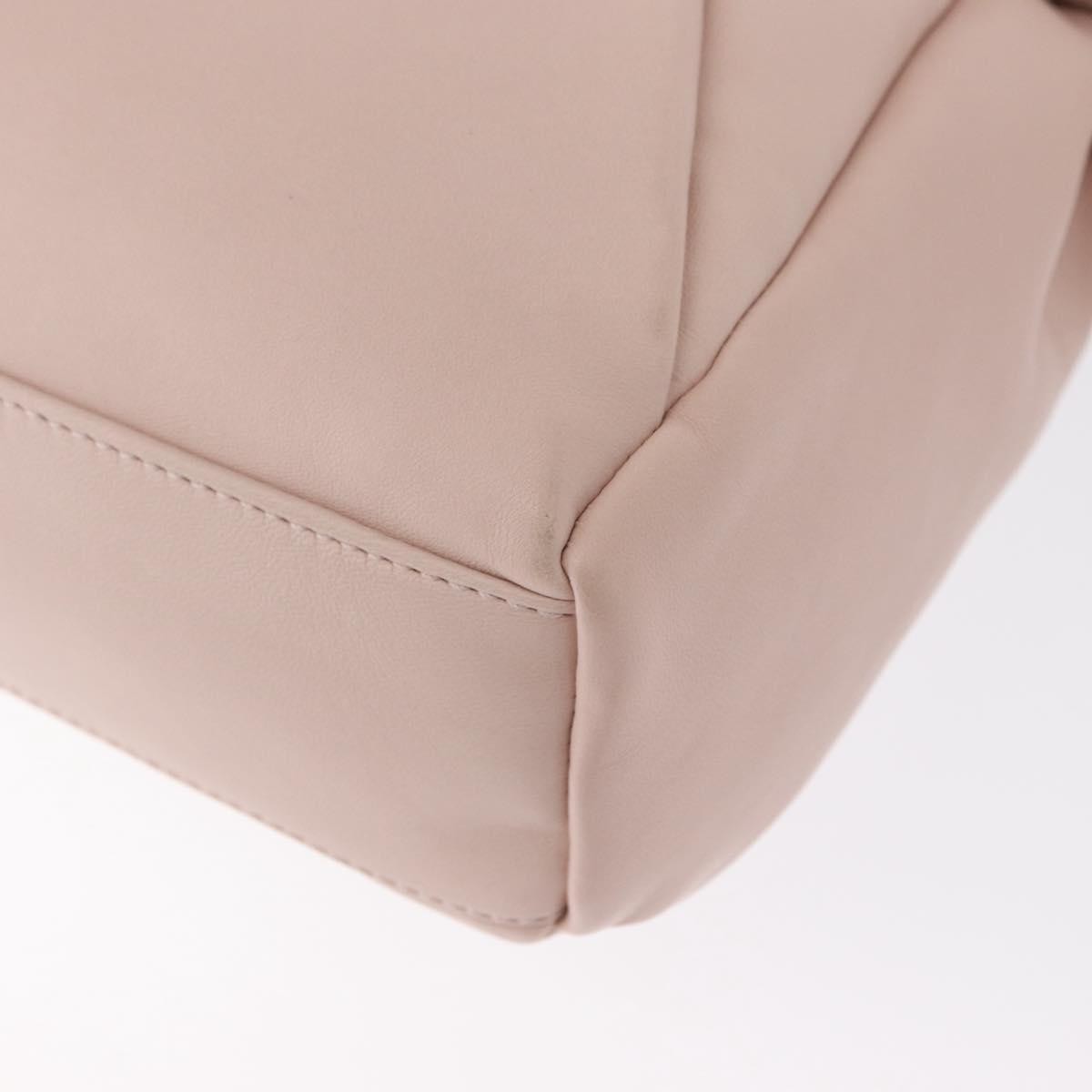 Salvatore Ferragamo Vala Leather Pink Leather Shoulder Bag Bag (Pre-Owned)