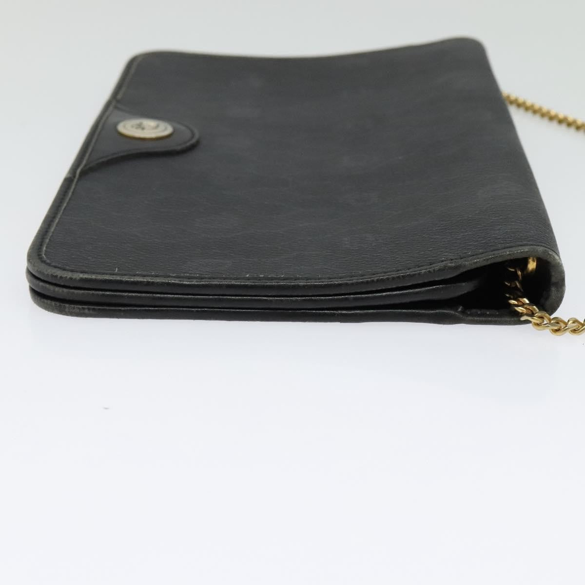Christian Dior Vintage Honeycomb Canvas Black Canvas Shoulder Bag Bag (Pre-Owned)