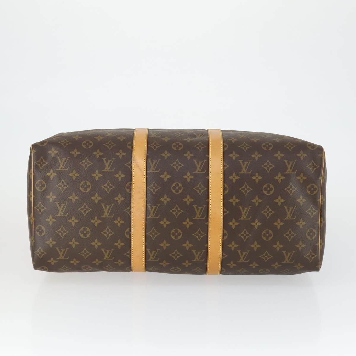 Louis Vuitton Keepall Monogram Canvas Brown Canvas Travel Bag Bag (Pre-Owned)