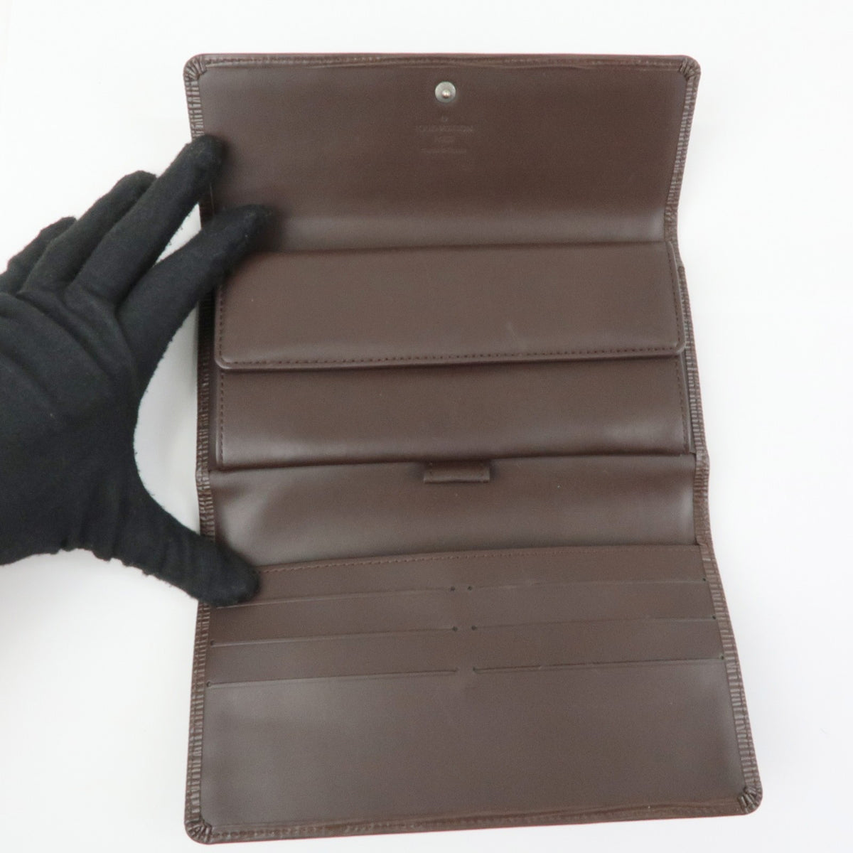 Louis Vuitton Porte Tresor International Epi Leather Brown Leather Wallets Accessory (Pre-Owned)