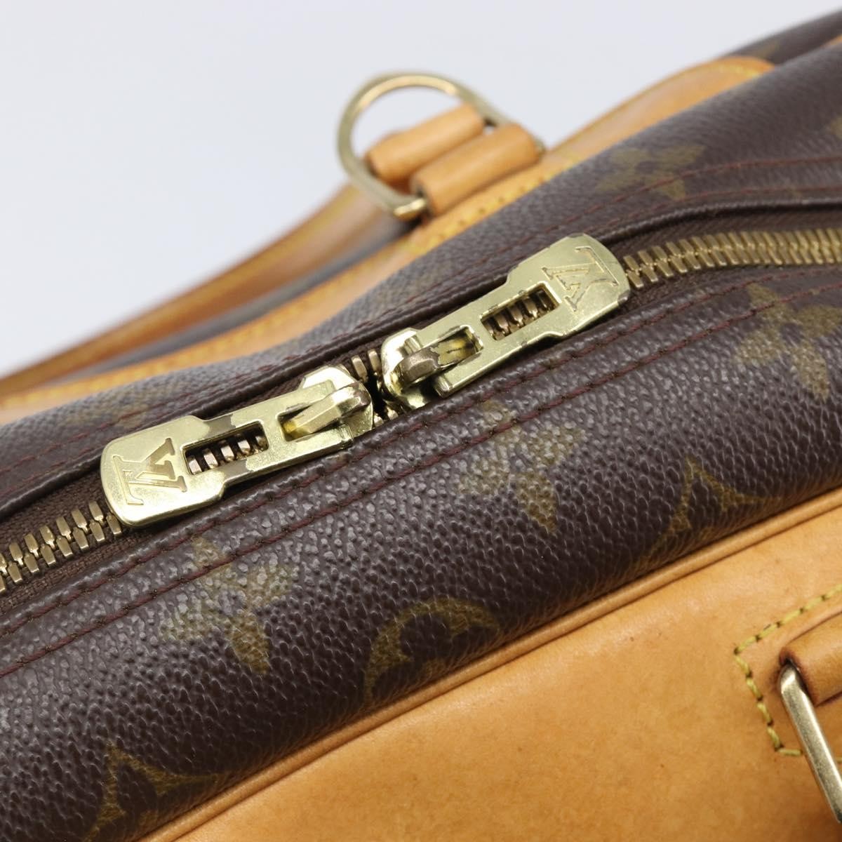 Louis Vuitton Deauville Monogram Canvas Brown Canvas Handbag (Pre-Owned)