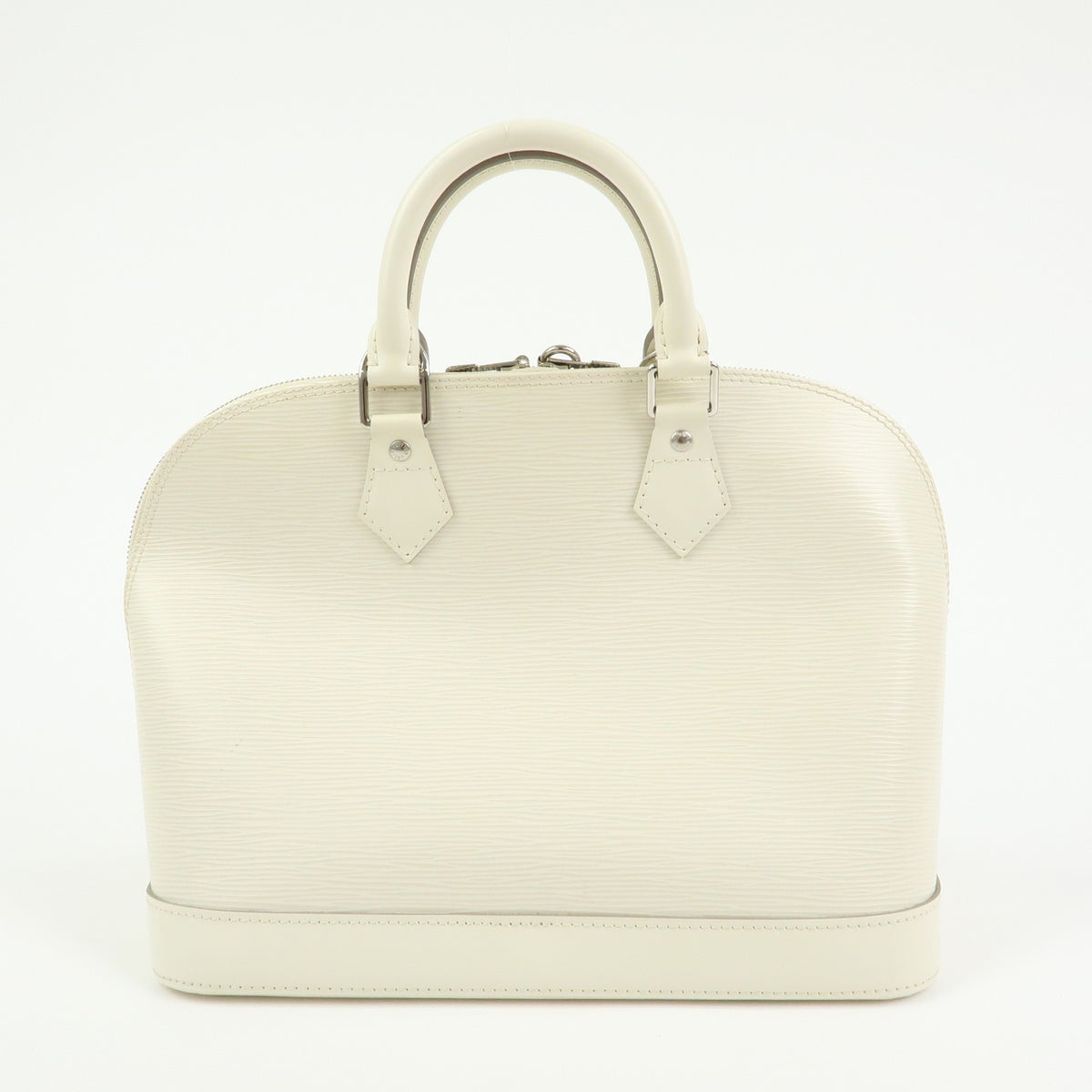 Louis Vuitton Alma Epi Leather White Leather Handbag (Pre-Owned)