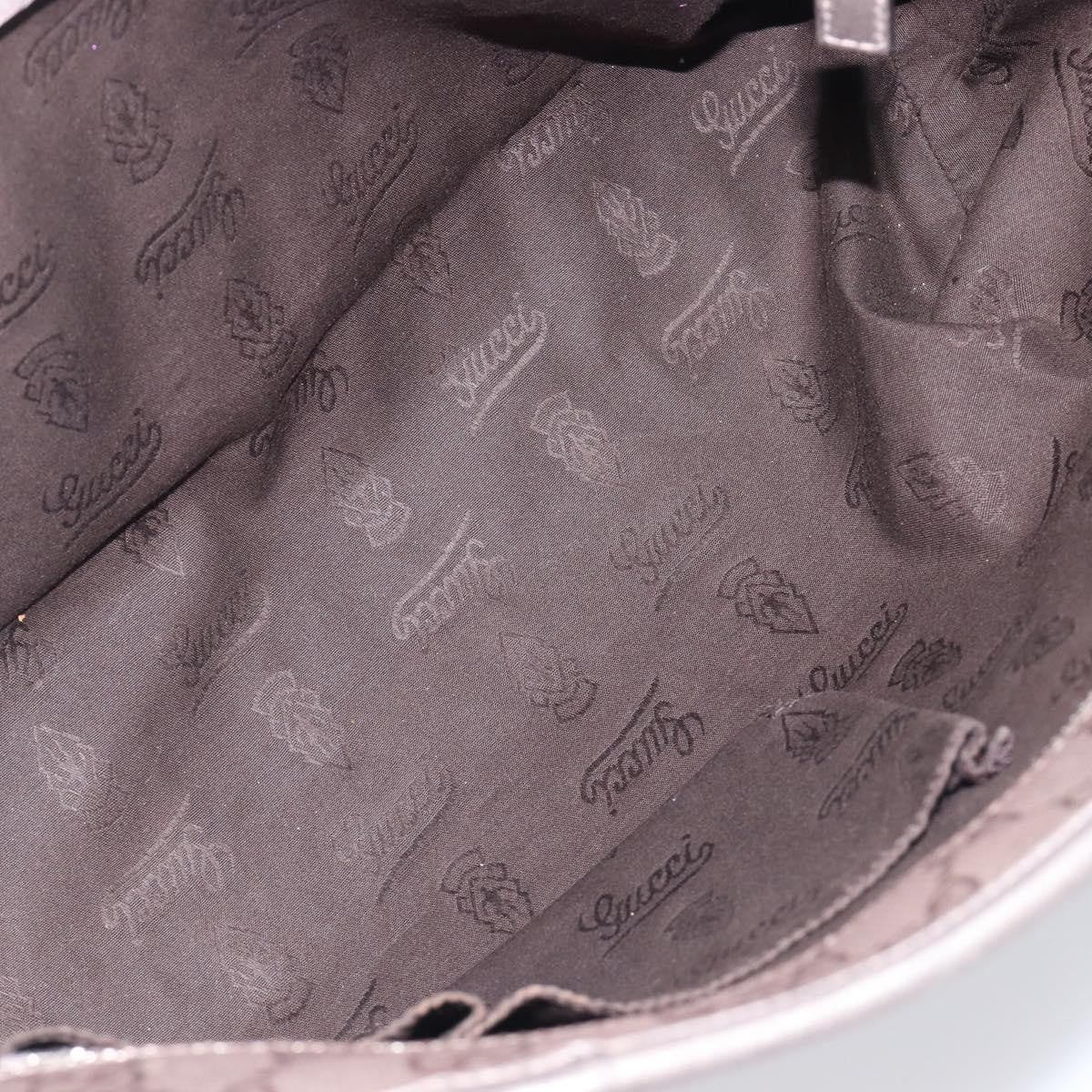Gucci Tote Gg Imprime Silver Canvas Tote Bag Bag (Pre-Owned)