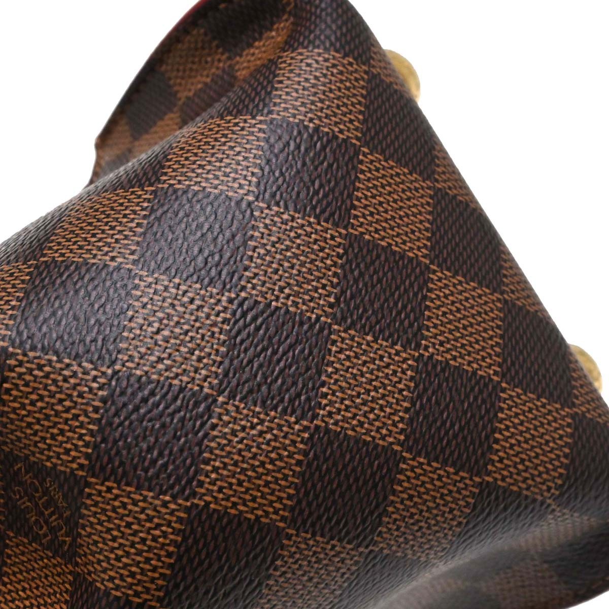 Louis Vuitton Caissa Hobo Damier With Leather Brown Canvas Shoulder Bag Bag (Pre-Owned)
