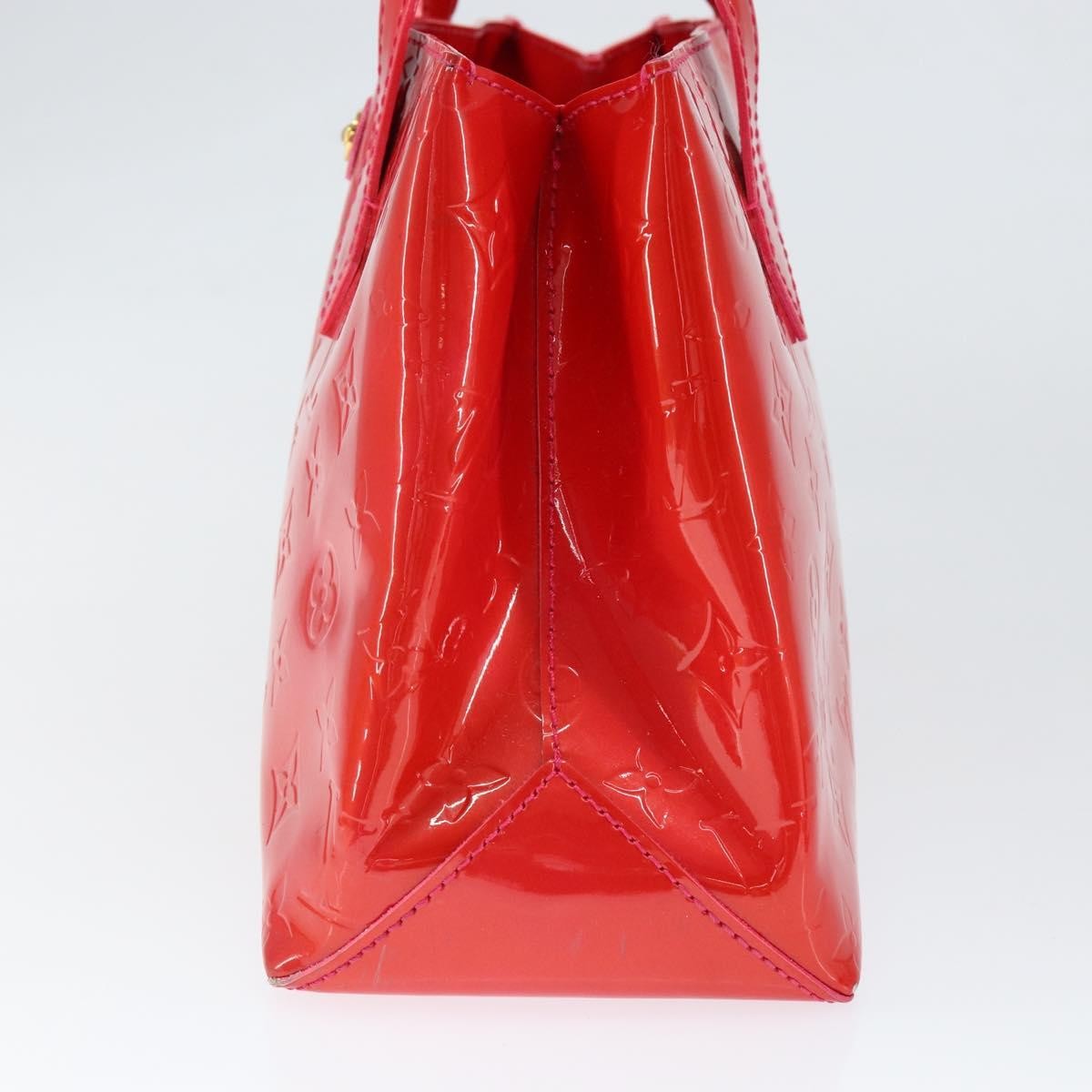 Louis Vuitton Wilshire Monogram Vernis Pink Patent_Leather Handbag (Pre-Owned)