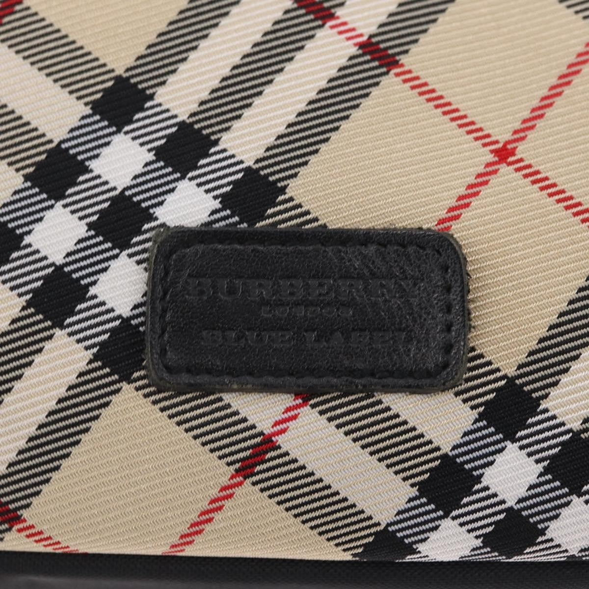 Burberry Nova Check Nylon Beige Nylon Handbag (Pre-Owned)