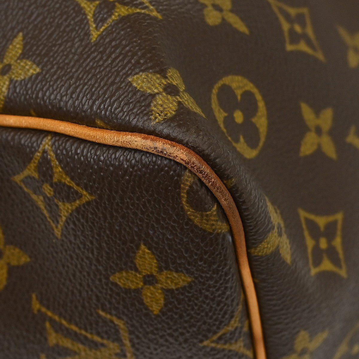 Louis Vuitton Keepall Monogram Canvas Brown Canvas Travel Bag Bag (Pre-Owned)