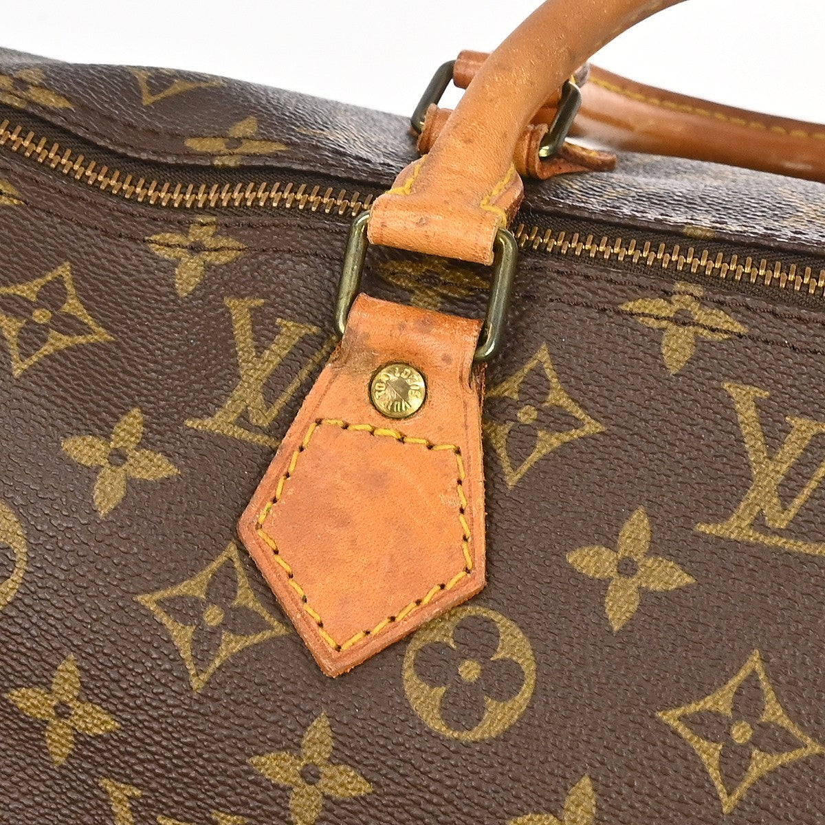 Louis Vuitton Speedy Monogram Canvas Brown Canvas Handbag (Pre-Owned)