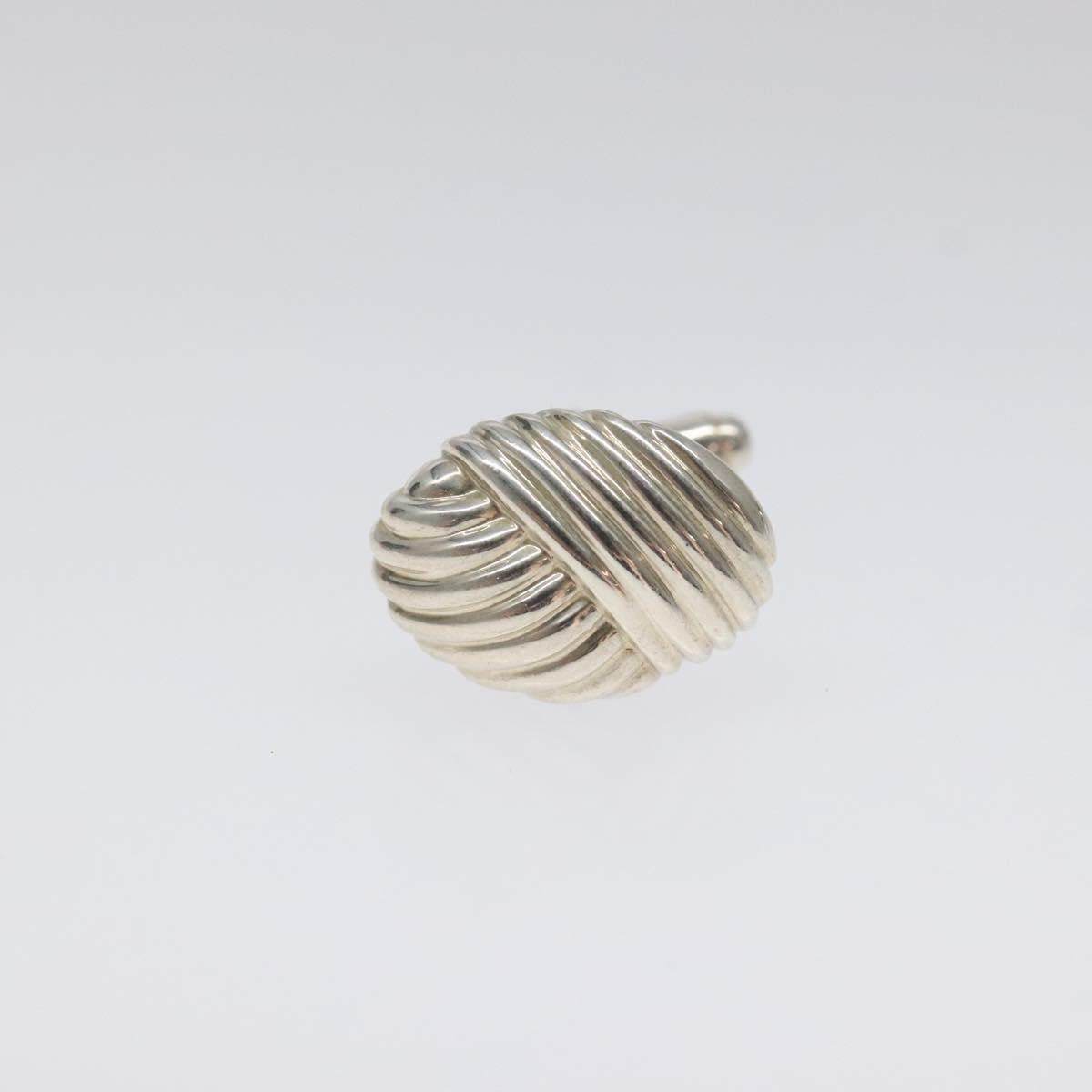 Tiffany & Co. Shell-Style Line Oval Cuffs Silver 925 Silver Silver Jewelry (Pre-Owned)