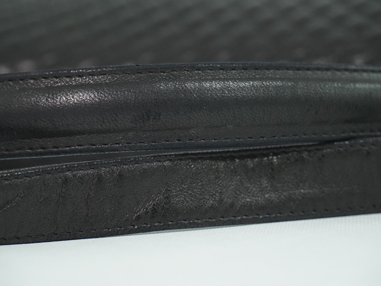Bally Vintage Quilted Leather Black Leather Handbag (Pre-Owned)