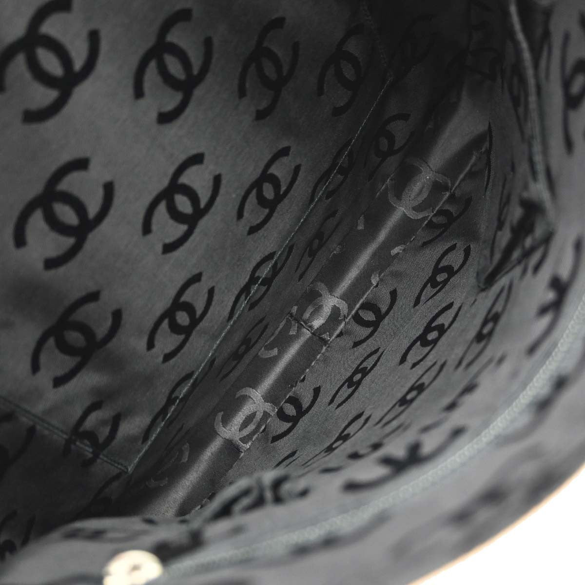 Chanel Cambon Crossbody Bag Calfskin Leather Beige Leather Shoulder Bag Bag (Pre-Owned)